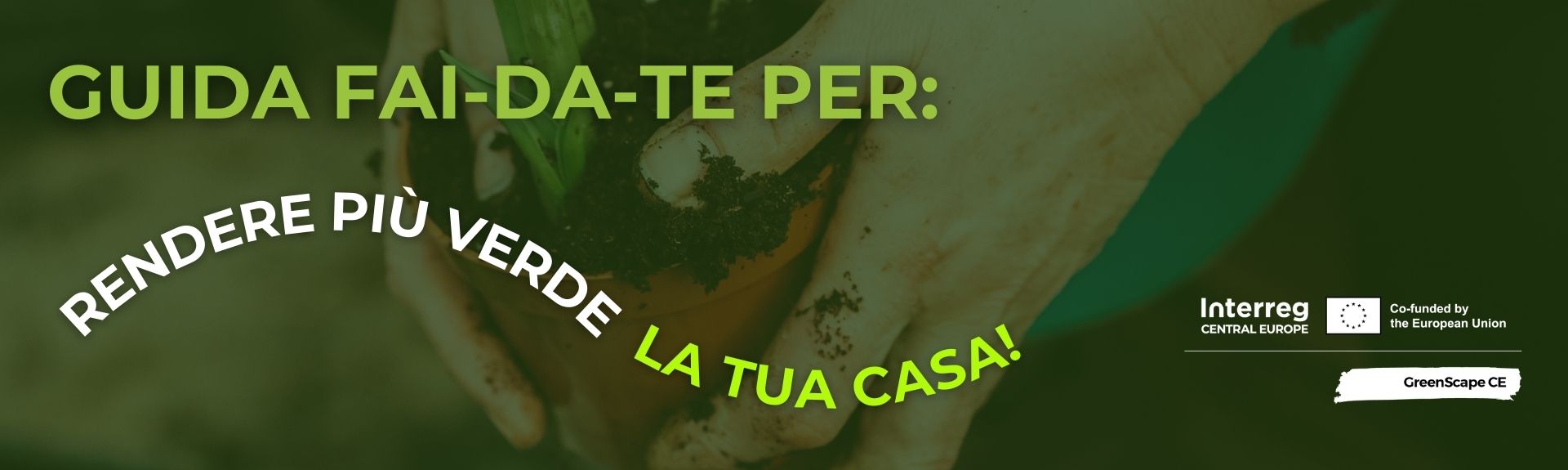 GreenScape CE è entusiasta di presentare la Guida Interattiva Fai-da-Te per i cittadini su come implementare e finanziare soluzioni basate sulla natura e infrastrutture verdi!